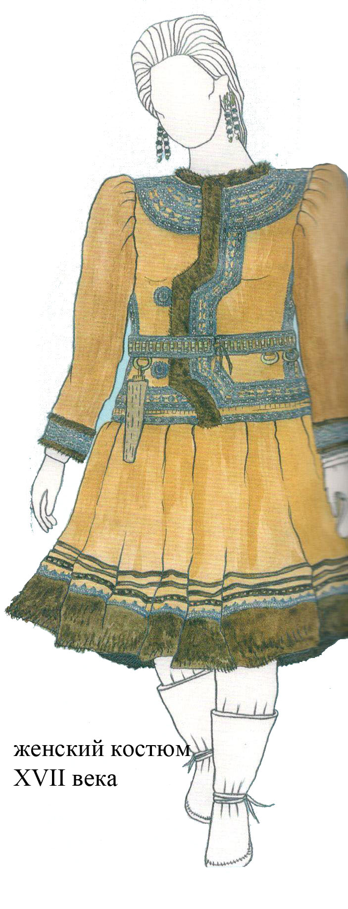 Одежда якутов 17 века